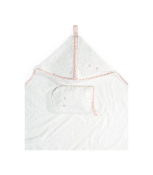 Stokke Hooded Towel PINK BEE