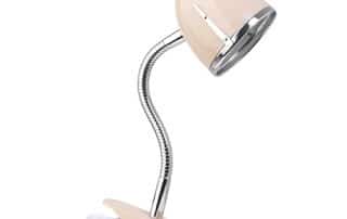 clip on lamp pink