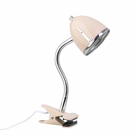 clip on lamp pink
