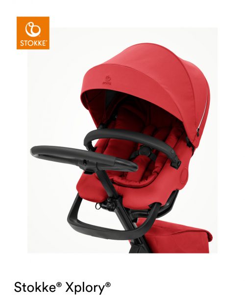 Stokke® Xplory® X Ruby Red Stroller with Seat