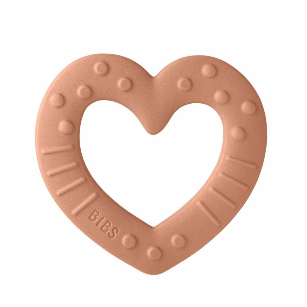BIBS gricka Heart Peach