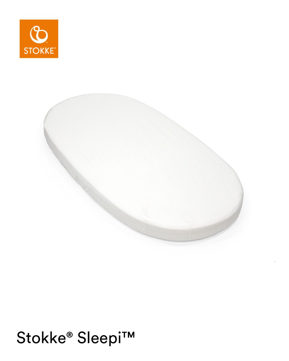 Stokke® Sleepi™ Bed Mattress with Fitted Sheet White