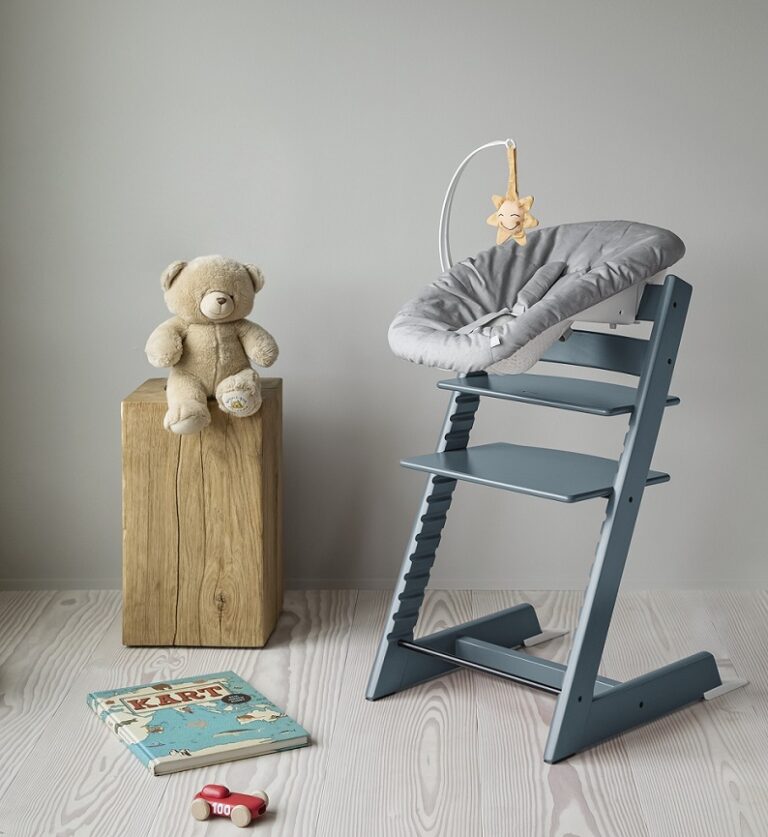Stokke Tripp Trapp stolica Fjord Blue - Andrews Baby Company