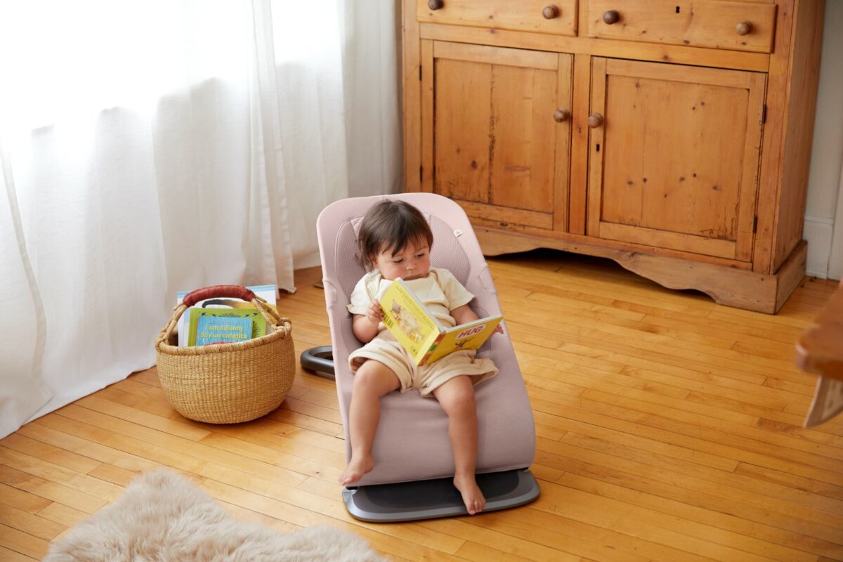 Ergobaby Evolve ležaljka 3u1 - Blush Pink - Slika 6