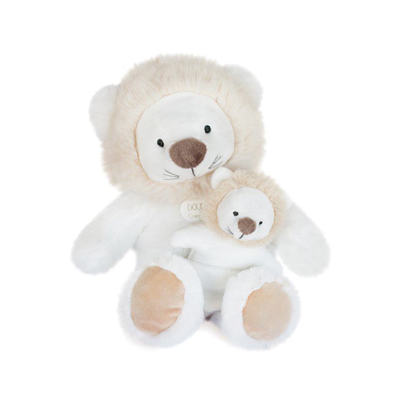 Doudou Plišana igračka Lavić s mladuncem- 25 cm