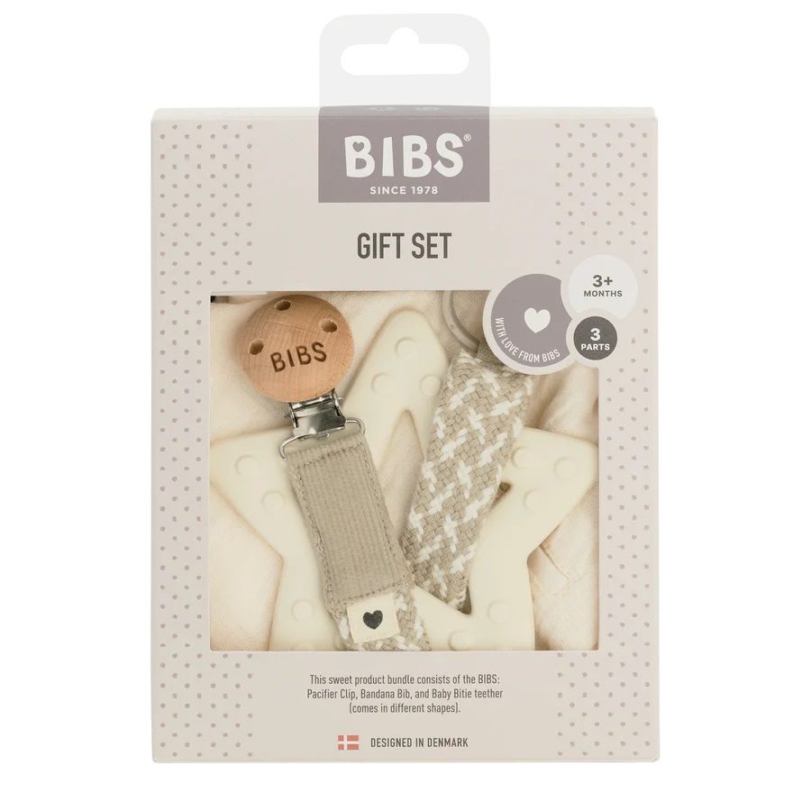 BIBS GIFT SET IVORY