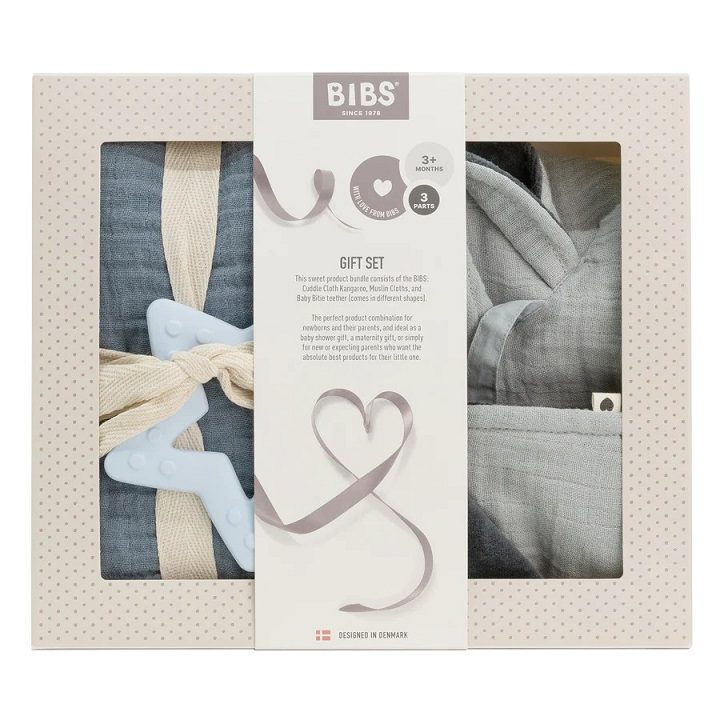 BIBS poklon set baby shower Baby Blue