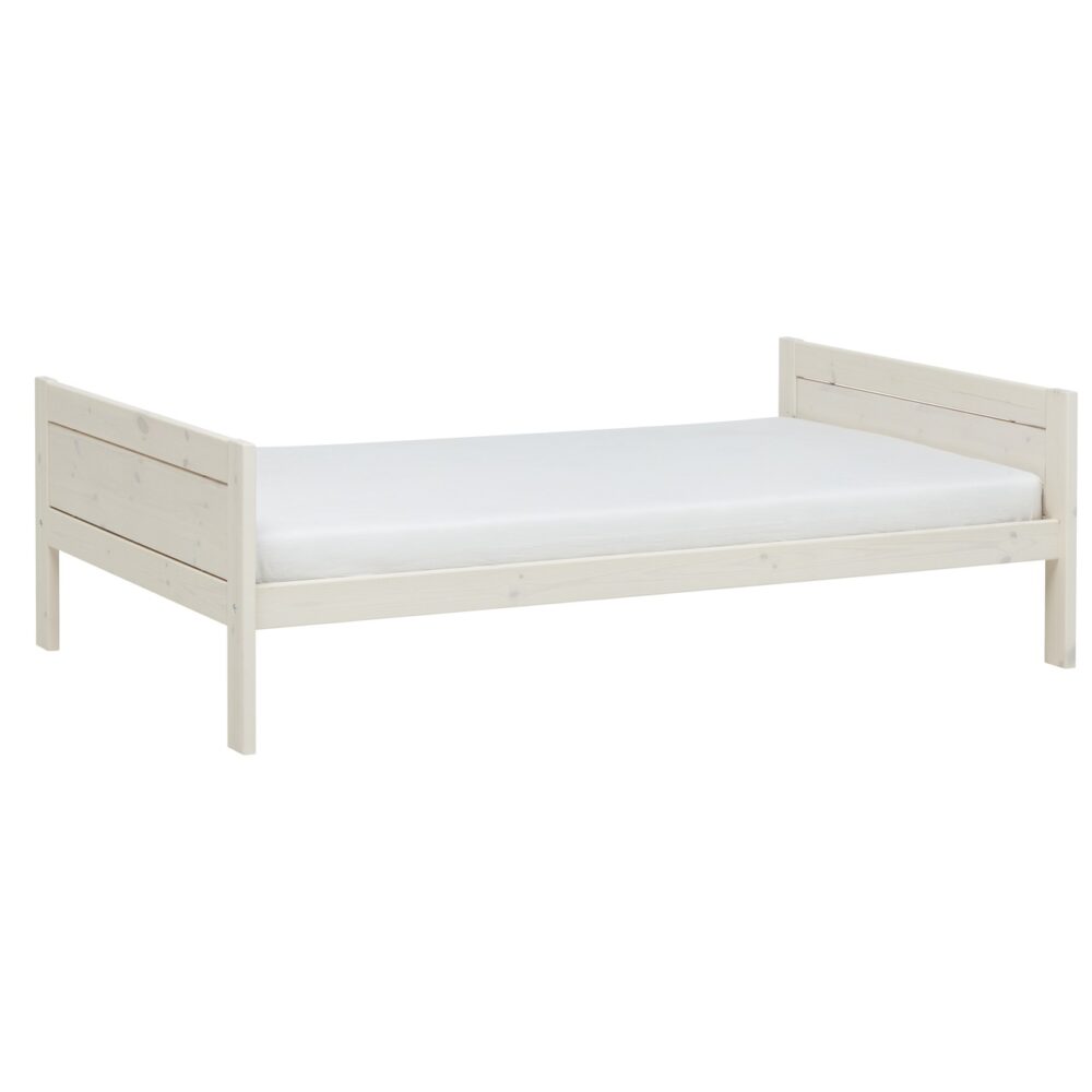Single bed whitewash 120x200 5121-01W