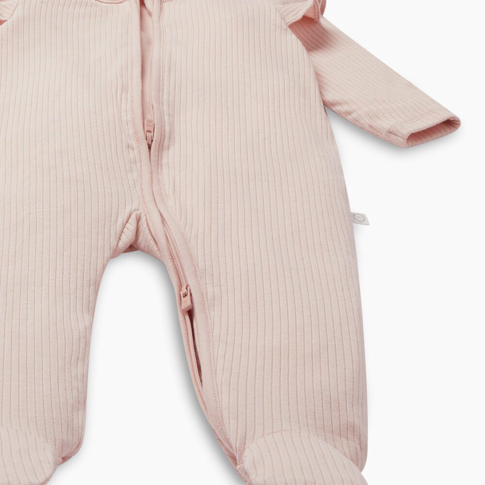 Baby MORI Odijelce s volanima Blush