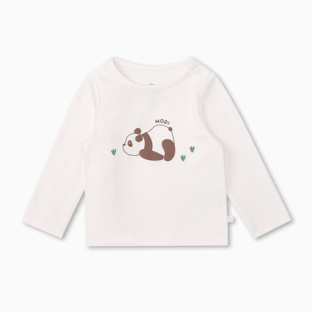 Baby MORI Majica dugih rukava Panda