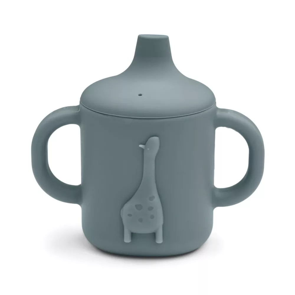 Liewood Silikonska čašica Whale Blue