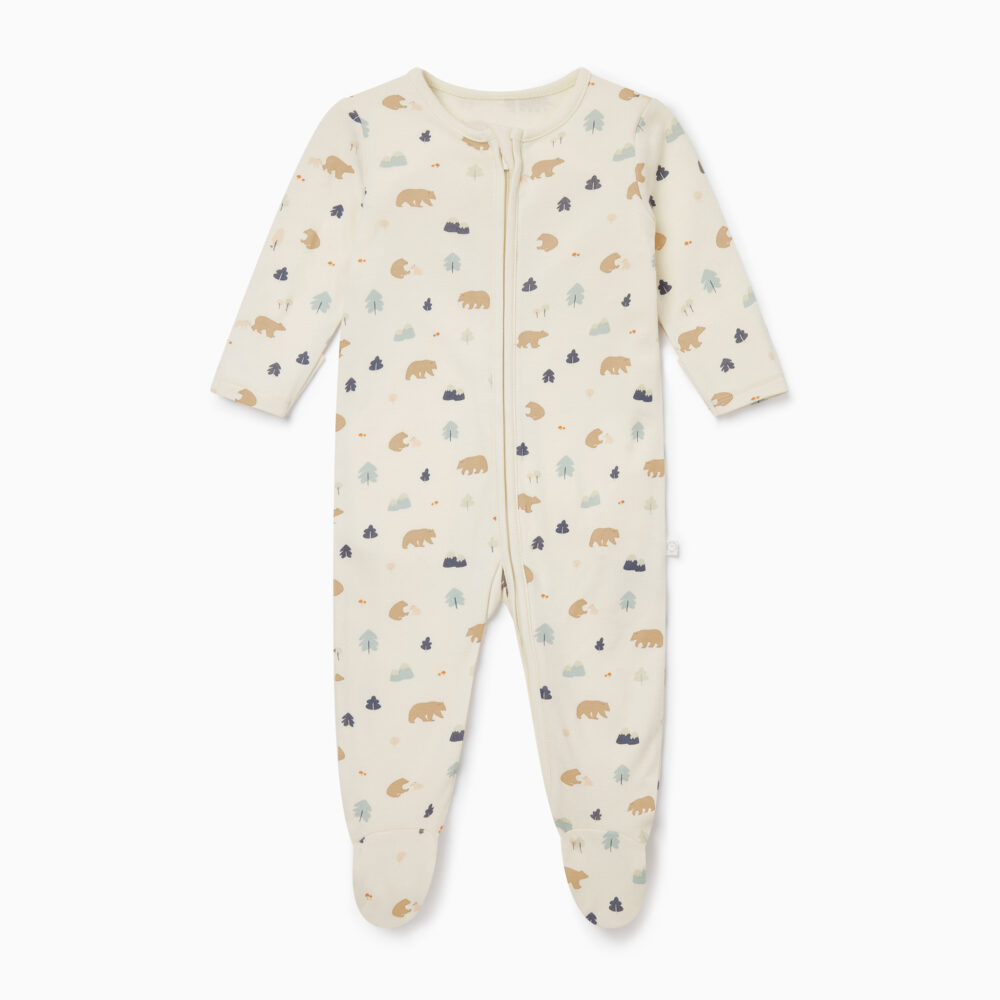 Baby MORI Odijelce Medo print