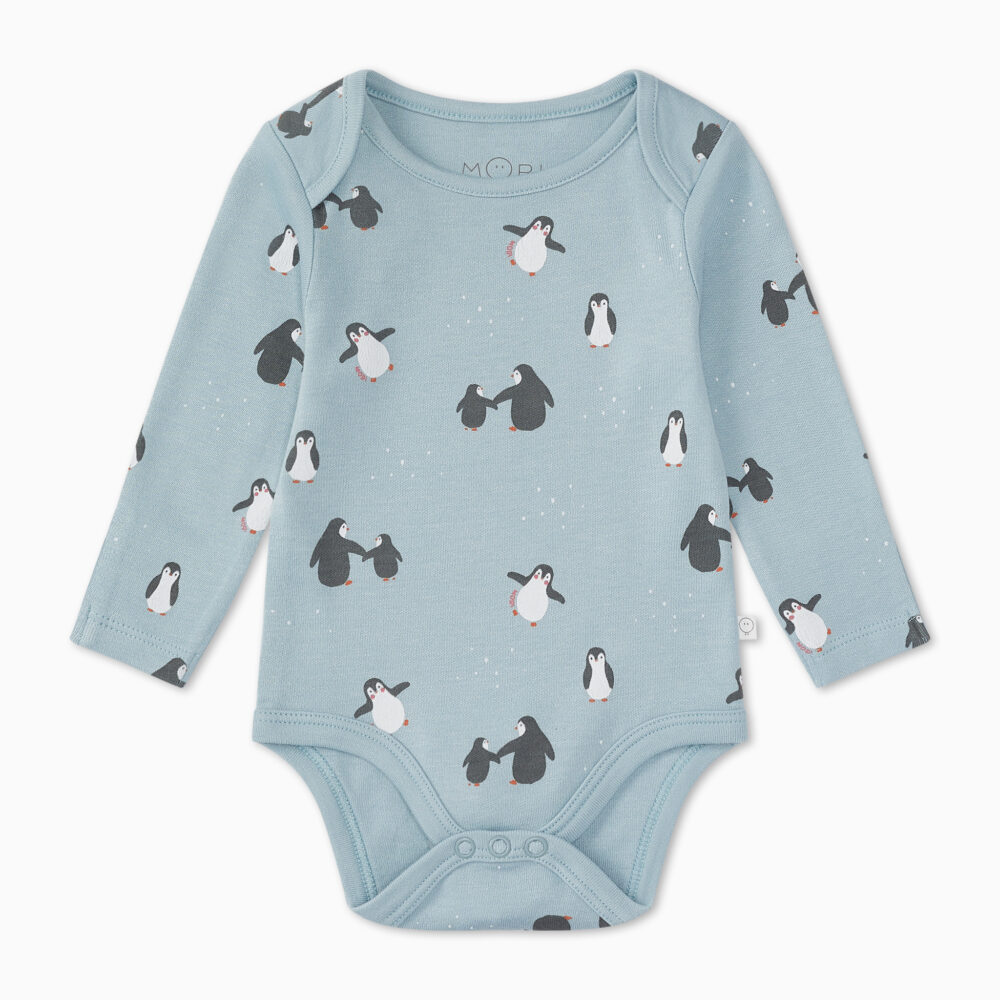 Baby MORI bodi Penguin print