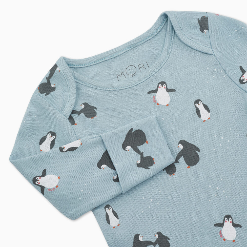 Baby MORI bodi Penguin print