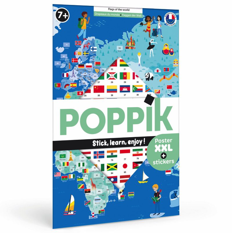 Poppik Edukativni poster Zastave svijeta