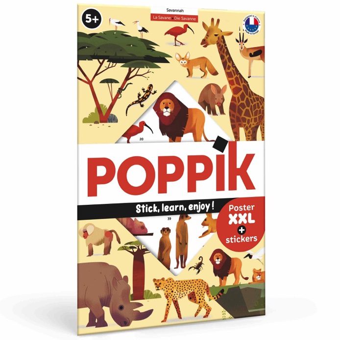 Poppik Naljepnice za izradu postera Savana