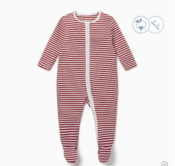 Baby MORI pidžama crvena