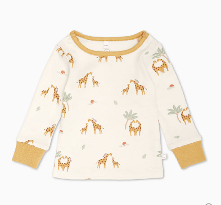 baby mori pidžama žirafa print