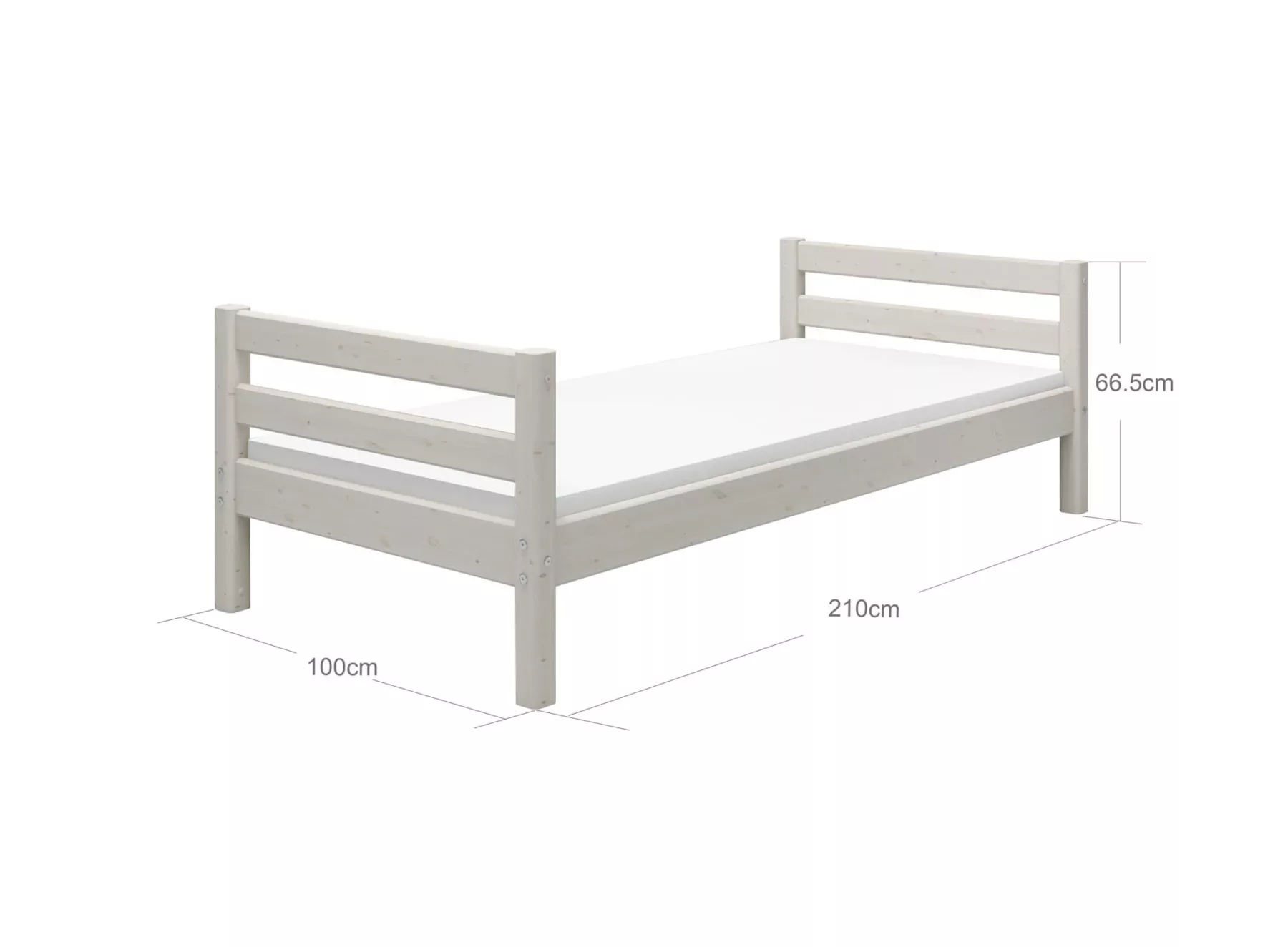 FLEXA Single Bed 90 x 200 cm