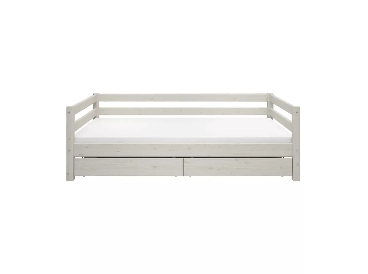 FLEXA Single bed 90 x 200 cm s dvije ladice