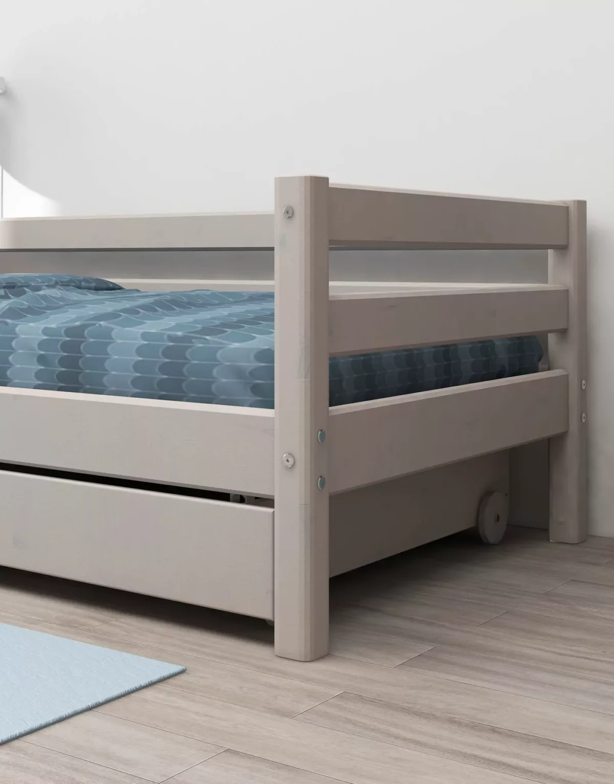 FLEXA Single bed 90 x 200 cm s dvije ladice