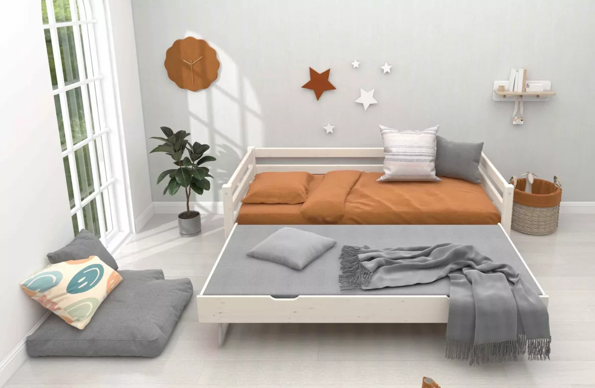 FLEXA Single bed s pomoćnim krevetom