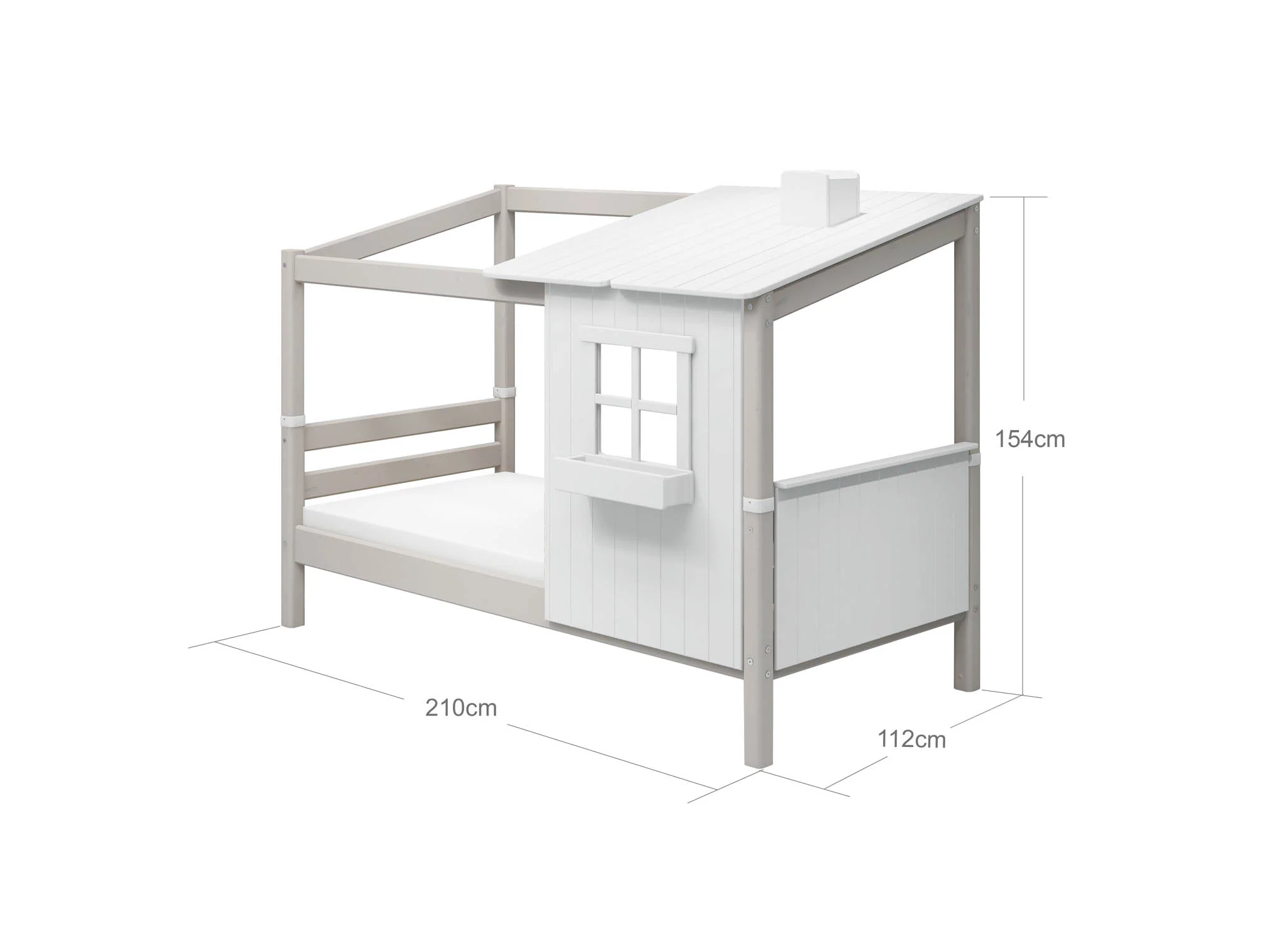 Single Bed s 1/2 Classic Kućice