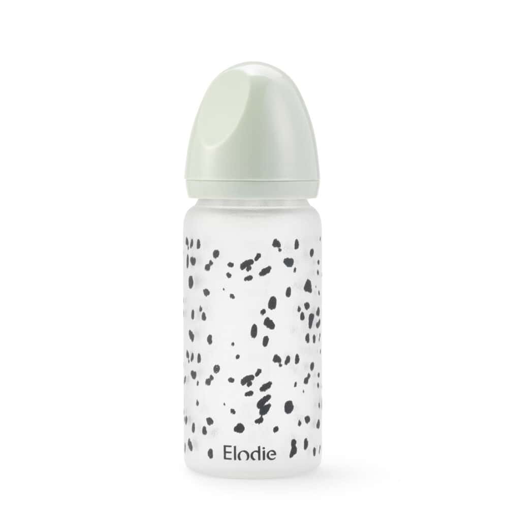 elodie dalmatian dots glass bottle