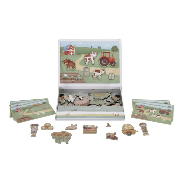 little dutch magnetne puzzle little farm