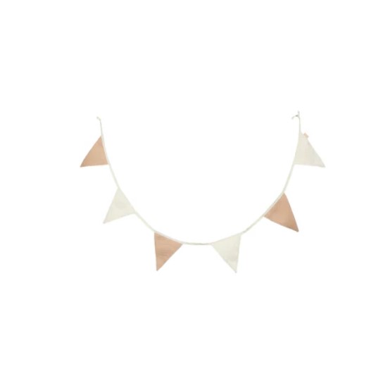 Jollein Ukrasne zastave- Biscuit/Ivory