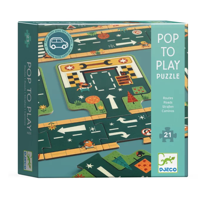 Djeco Velike puzzle - Cesta