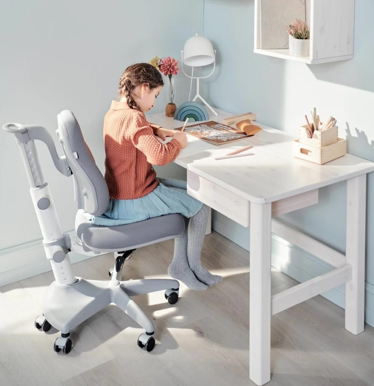 FLEXA stolica VERTO Dark Mountain Grey - Slika 3