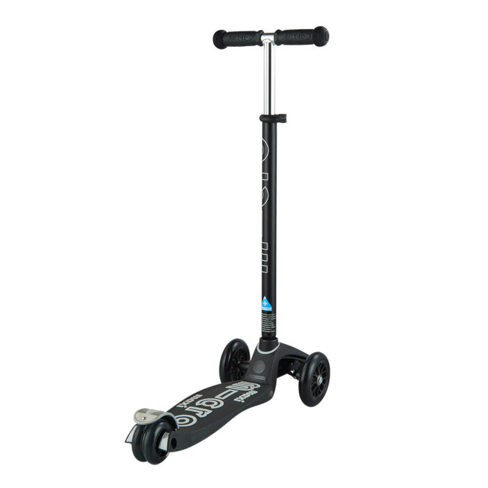 Micro Maxi romobil Deluxe crni (5-12 god)