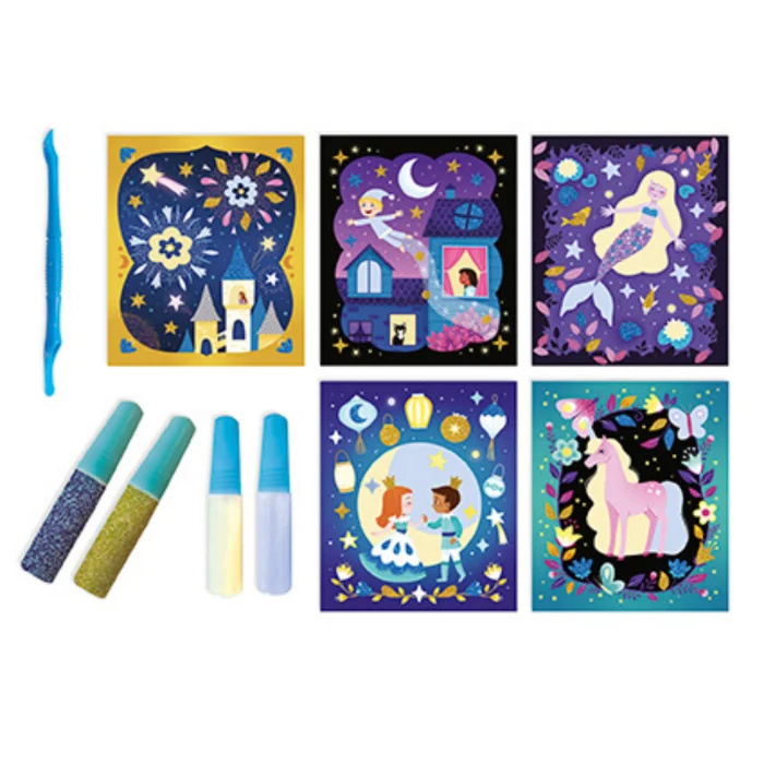 Janod Kreativni set - Magični pijesak i šljokice