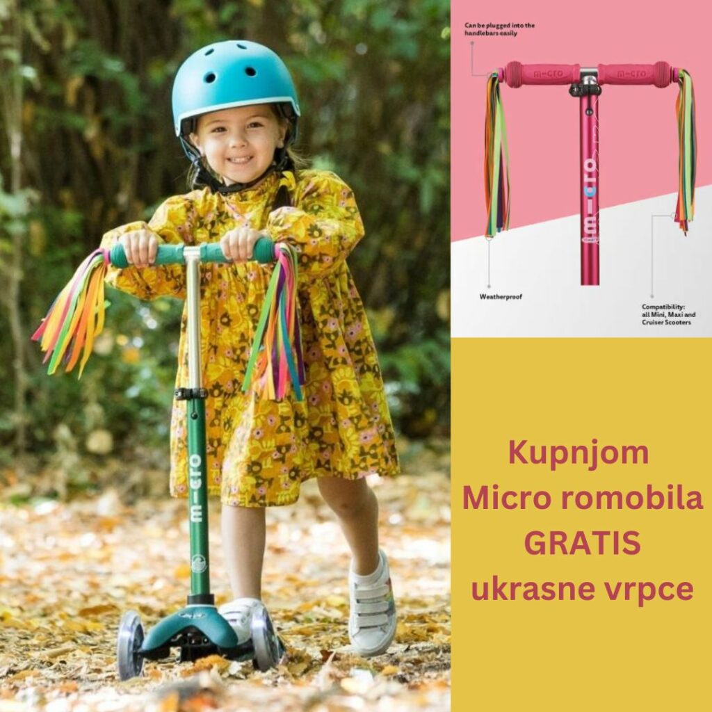 Kupnjom Micro romobila GRATIS ukrasne vrpce