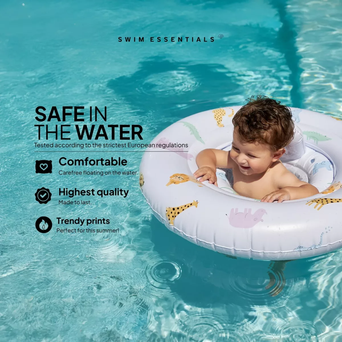 Swim Essentials Kolut za plivanje za bebe Safari