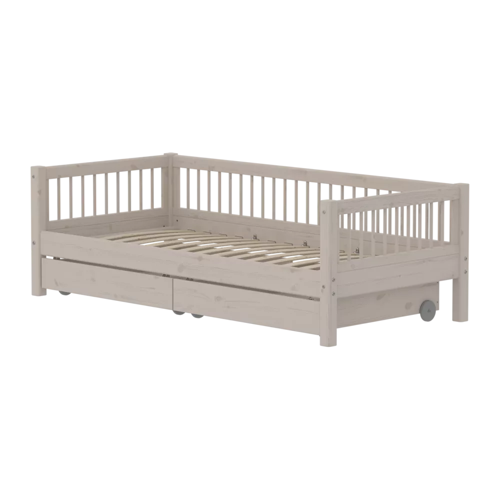 FLEXA CLASSIC Daybed s dvije ladice Grey