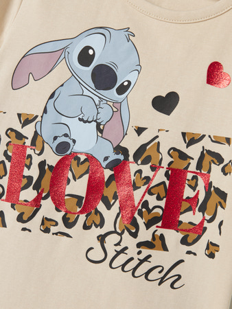 NAME IT Haljina kratkih rukava Stich Bež