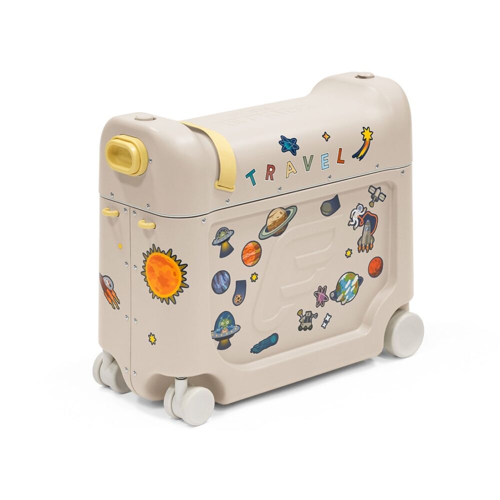 Stokke® JetKids™ BedBox™ V4. Monglow White with Sticker set "Star".