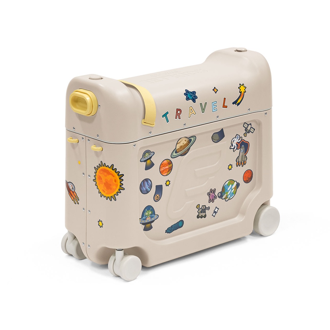 Stokke® JetKids™ BedBox™ V4. Monglow White with Sticker set "Star".