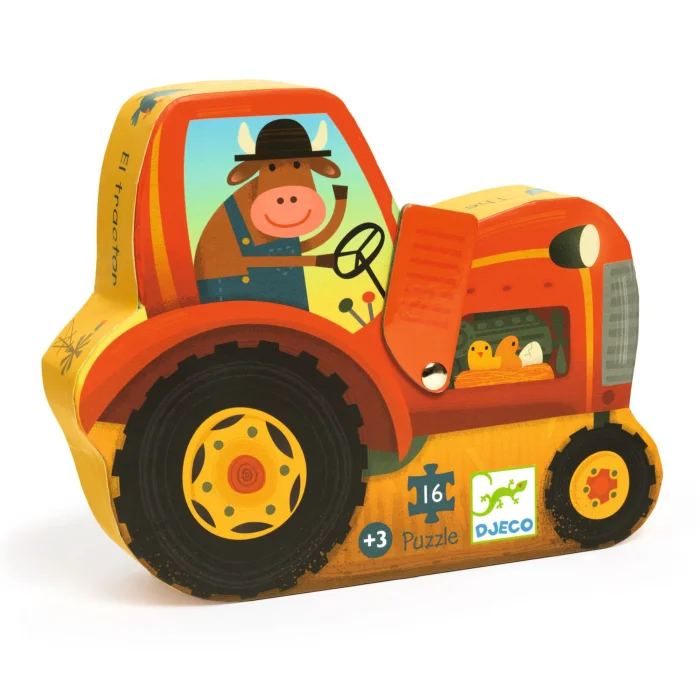 Djeco Puzzle - Traktor