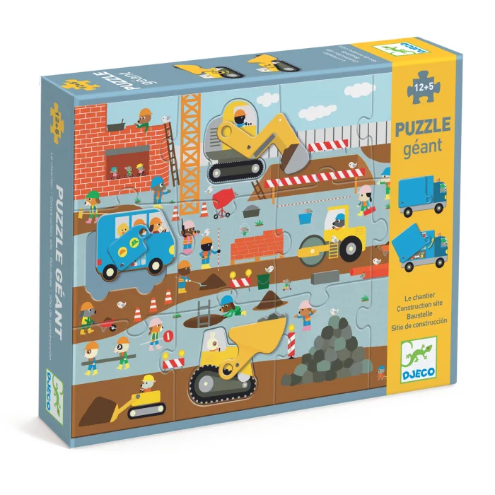 Djeco Velike puzzle - Gradilište