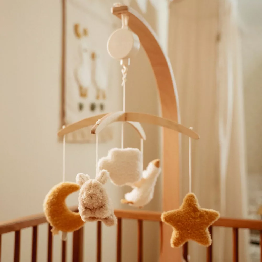 Little Dutch Glazbeni vrtuljak Newborn Naturals
