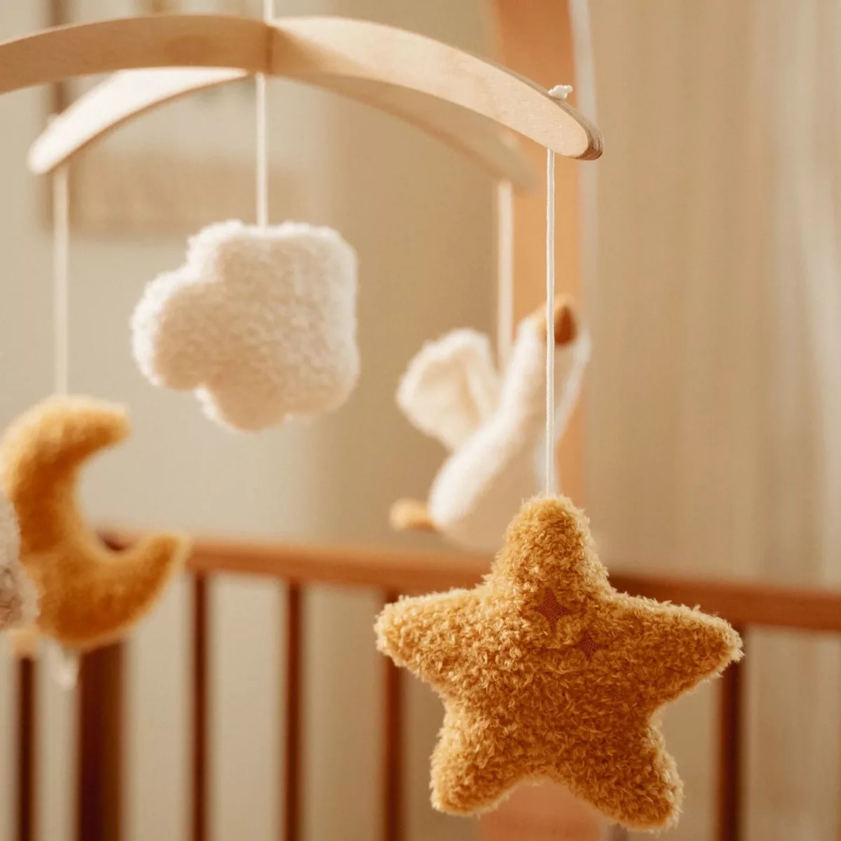 Little Dutch Glazbeni vrtuljak Newborn Naturals