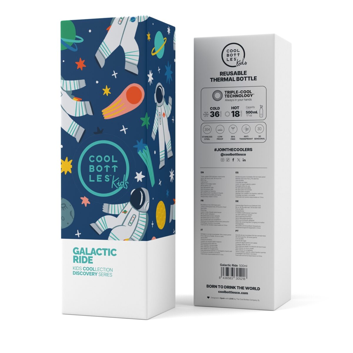 Cool Bottles Galactic Ride 500ml - Slika 4