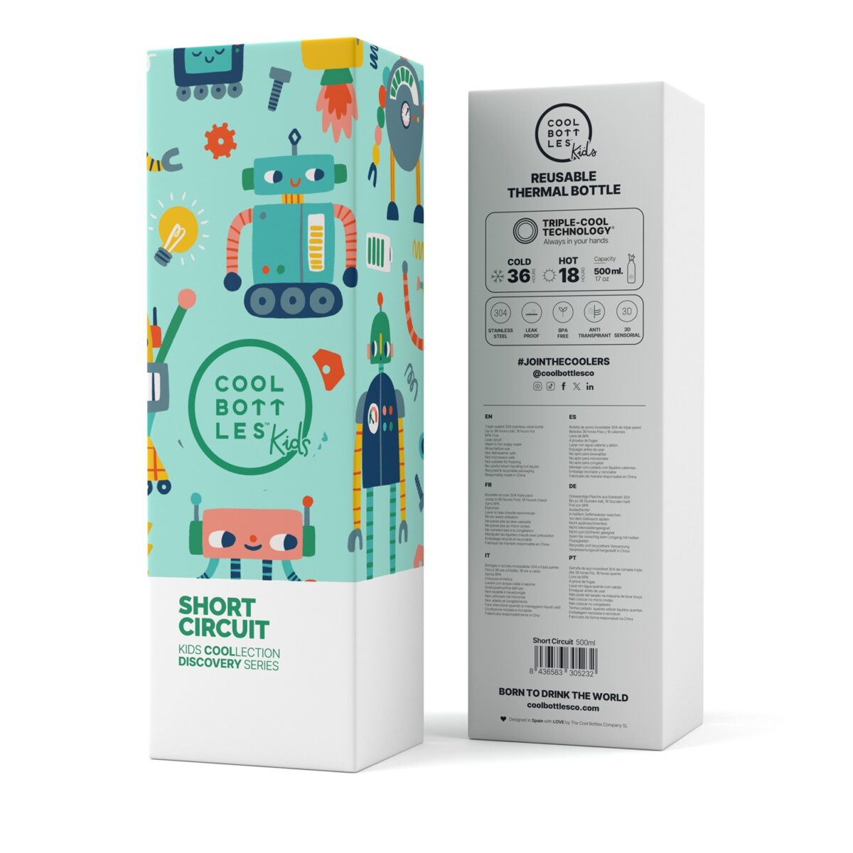 Cool Bottles Short Circuit 500ml - Slika 4