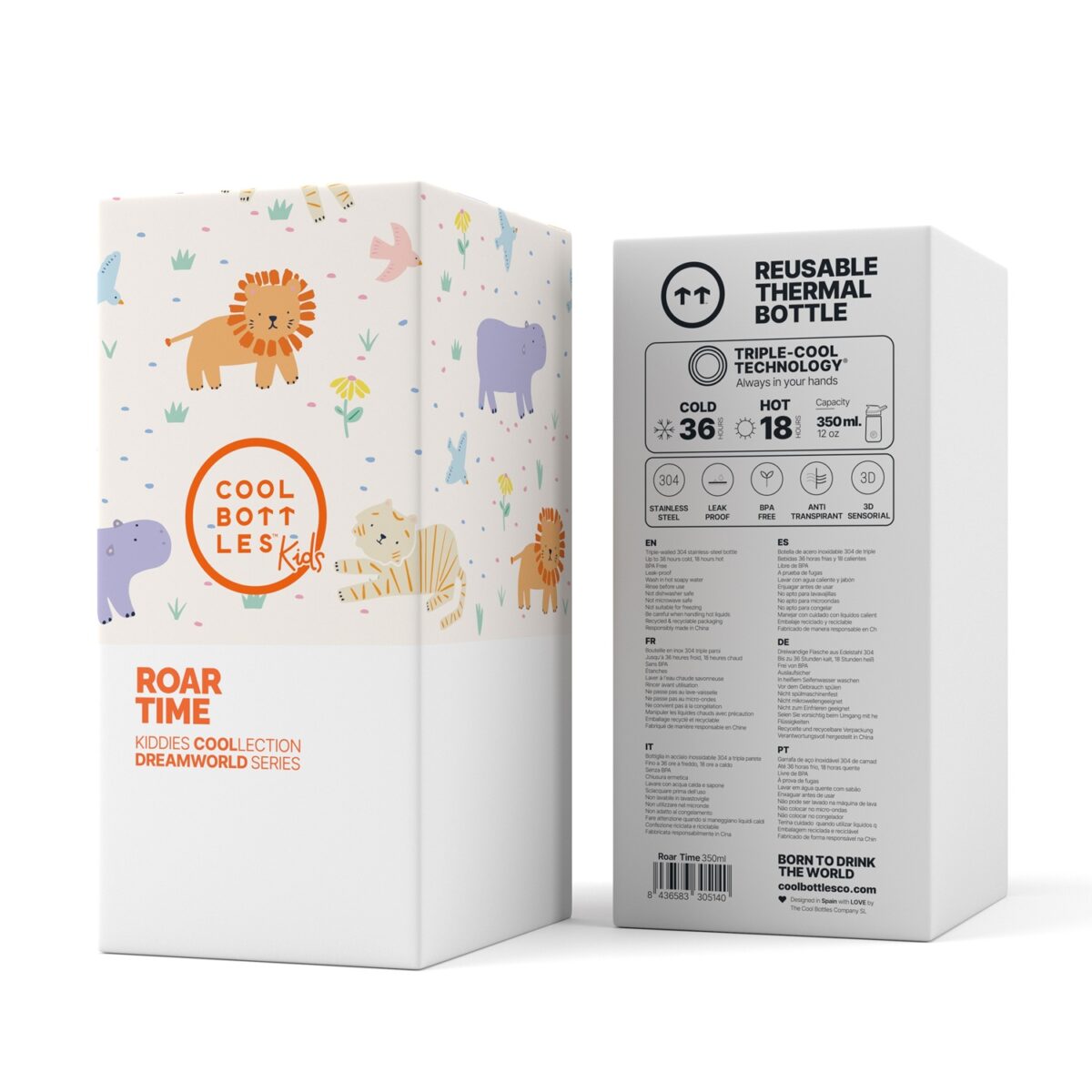Cool Bottles Roar Time 350ml - Slika 4