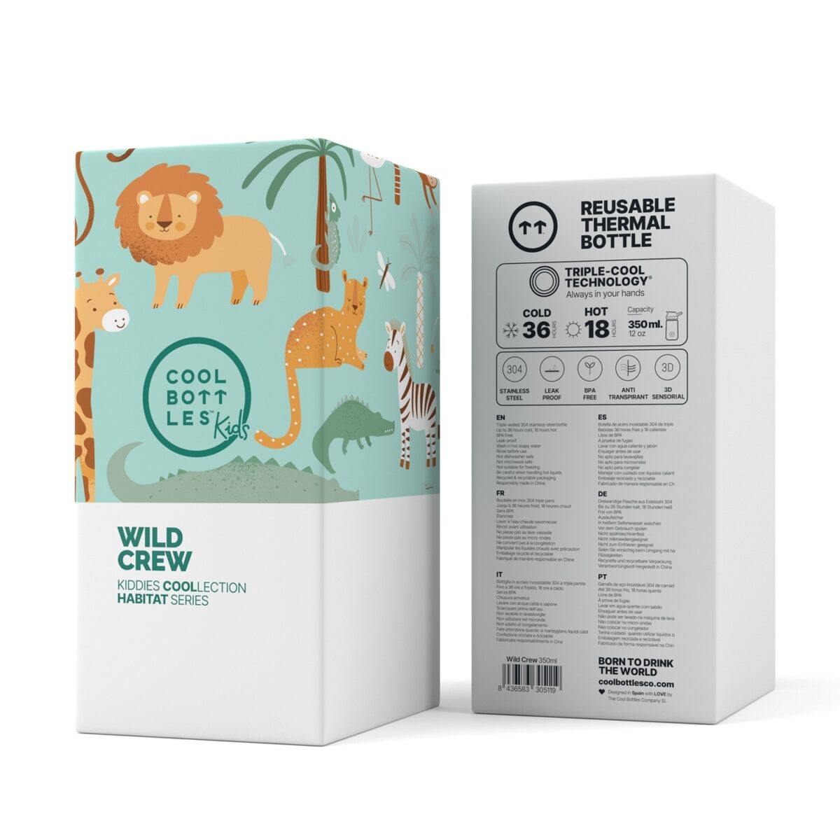 Cool Bottles Wild Crew 350ml - Slika 4