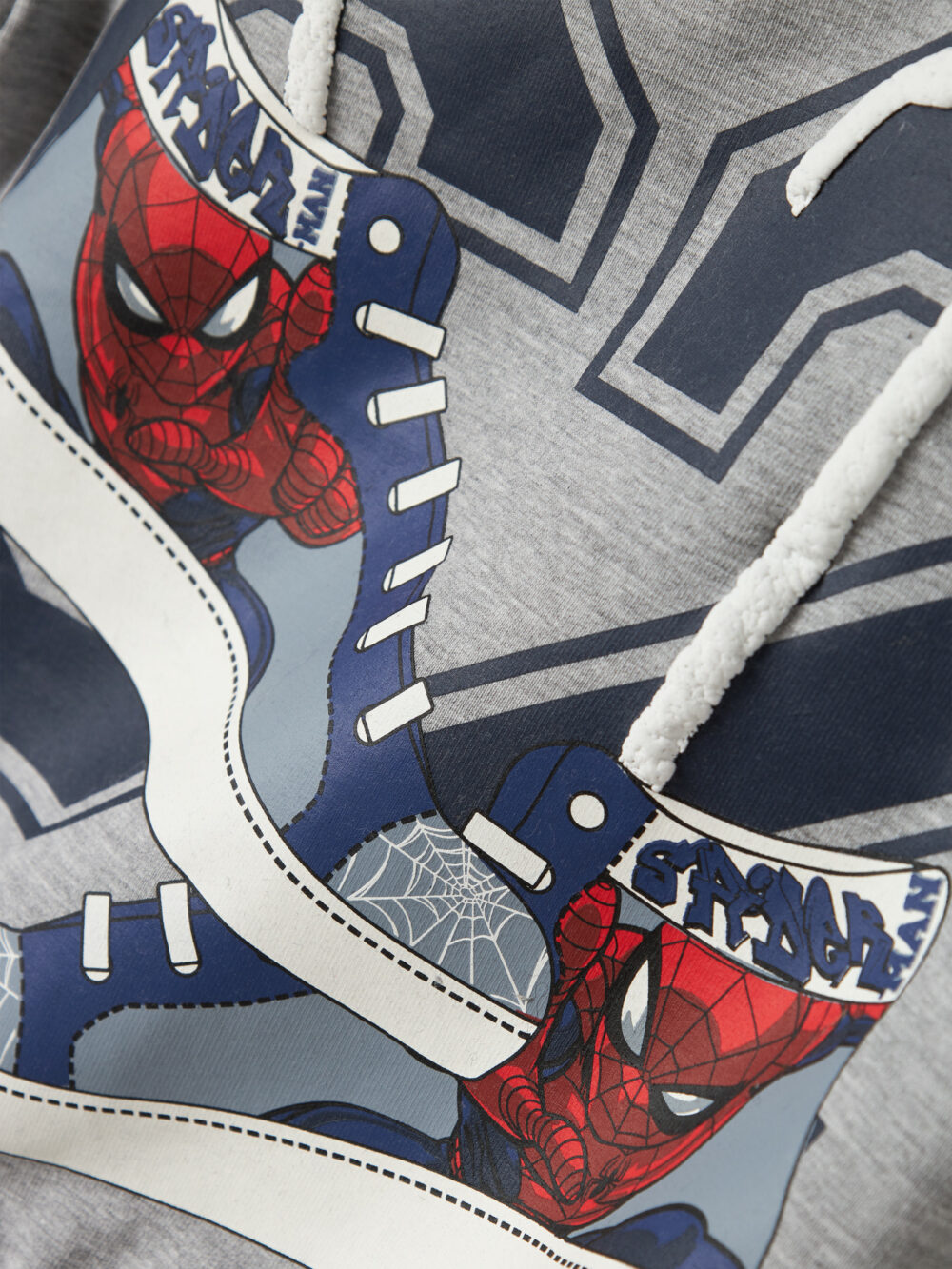 NAME IT Majica dugih rukava Spiderman Siva