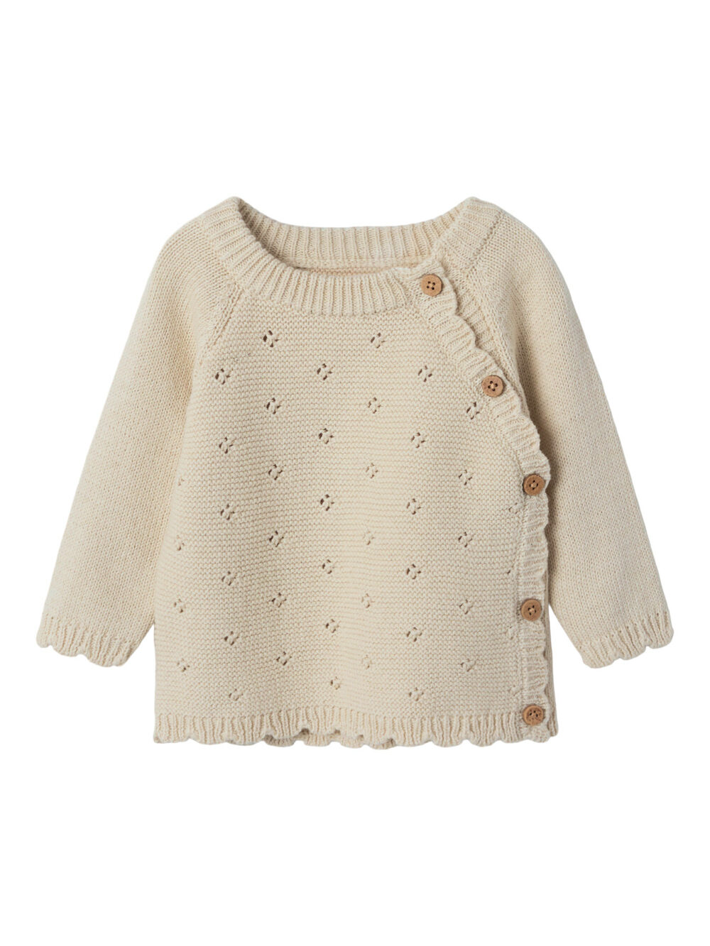 Lil'Atelier Pulover s gumbima Bijeli